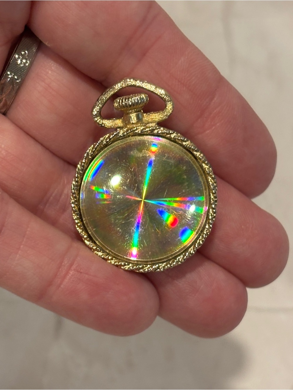 VINTAGE Pocket Watch Style Brooch